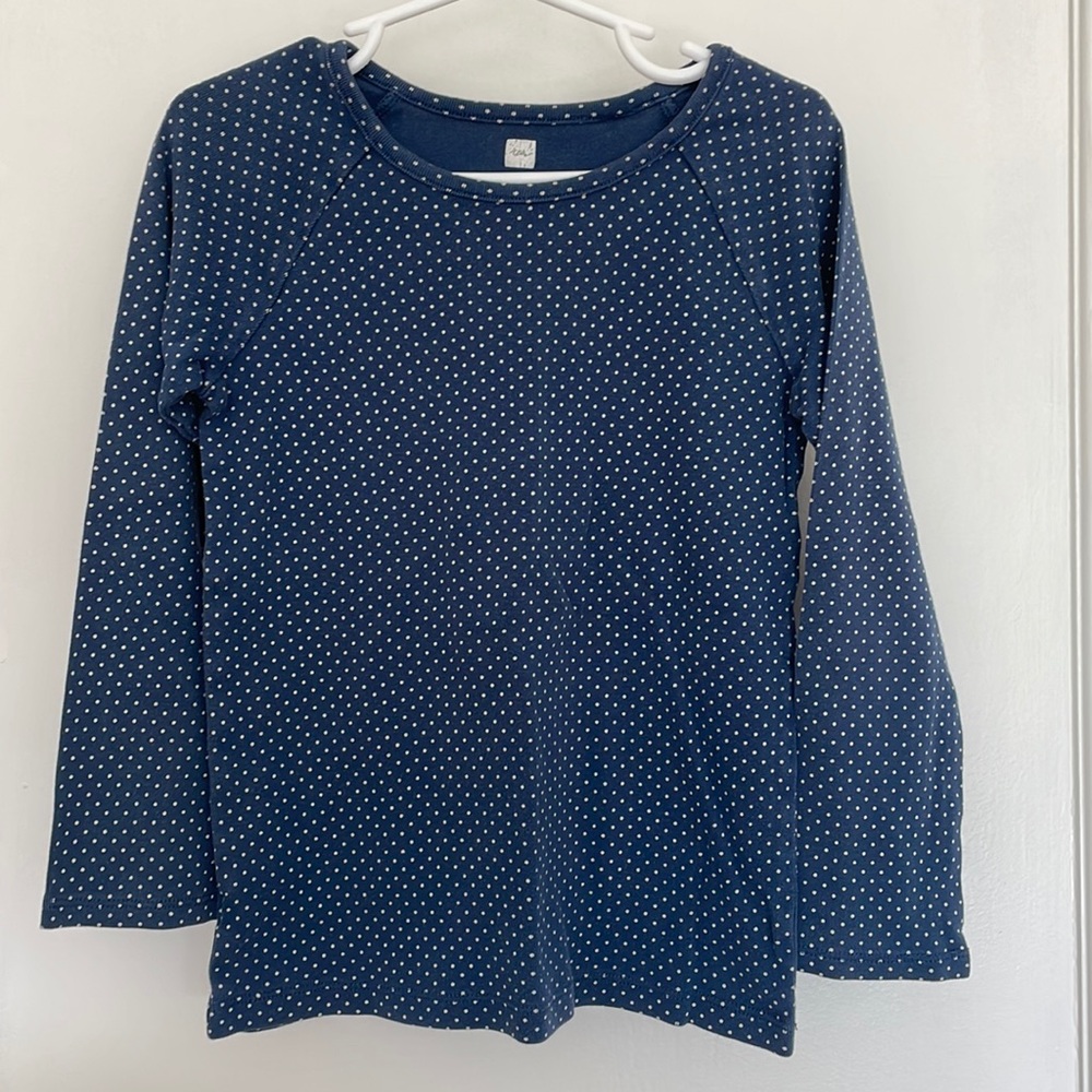 Blue polka-dot Tea Collection tee